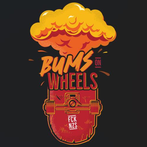 Logo Bums on Wheels