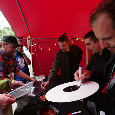Foto Meet & Greet am Roadtracks-Stand