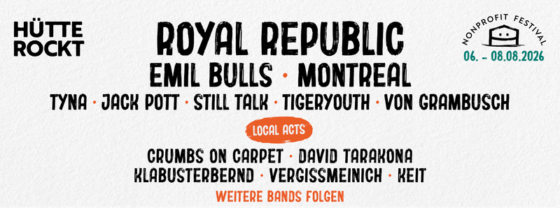 Cover Image Hütte Rockt Festival