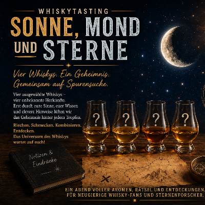 Foto Whisky-Tasting 2: Sonne, Mond und Sterne