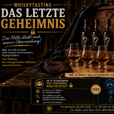Foto Whisky-Tasting 5: Das letzte Geheimnis