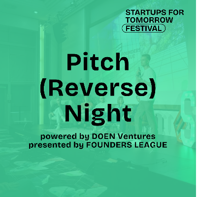 Foto 🎤 Pitch (Reverse) Night powered by DOEN Ventures & presented by Founders League
